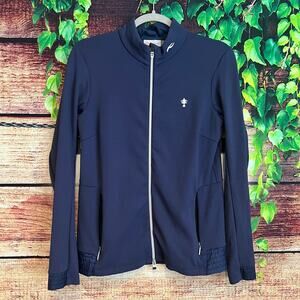 Kjus Women Nina Midlayer Jacket 38 Medium Golf Long Sleeve Full Zip Stretch Knit